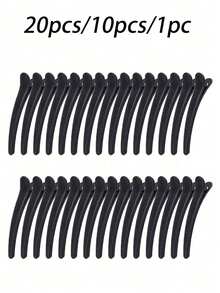 20/10 piezas de pinzas para el cabello de plástico negro minimalista de punta larga, pinzas para el cabello de salón, adecuadas para flequillo y diseño de peinado, accesorios para el cabello de mujer, accesorios, accesorios para mujer, accesorios para el cabello, accesorios para el cabello, herramientas de peinado, accesorios de belleza, accesorios para el cabello rizado de mujer, otoño, viaje, herramientas de peinado, rellenos de calcetines de Navidad de belleza, regalos de Navidad para mujeres - Rosa - Ver 2
