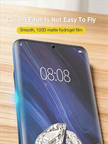 3片裝磨砂水凝膠防指紋螢幕保護軟膜[非玻璃]適用於 Galaxy S26 A57 A37/適用於小米15T Poco X7 Pro/Note 15/適用於 17 Pro Max/Honor X9D等多款手機，生日禮物，適合家人朋友的手機螢幕保護膜，自癒防指紋，Face ID友善，全螢幕覆蓋 - 無色 - 查看 11