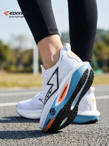 EDIXIM 2026 New Summer Women's Comfortable Lightweight Breathable Cushioned Running Shoes - Quiet Blue - View 2