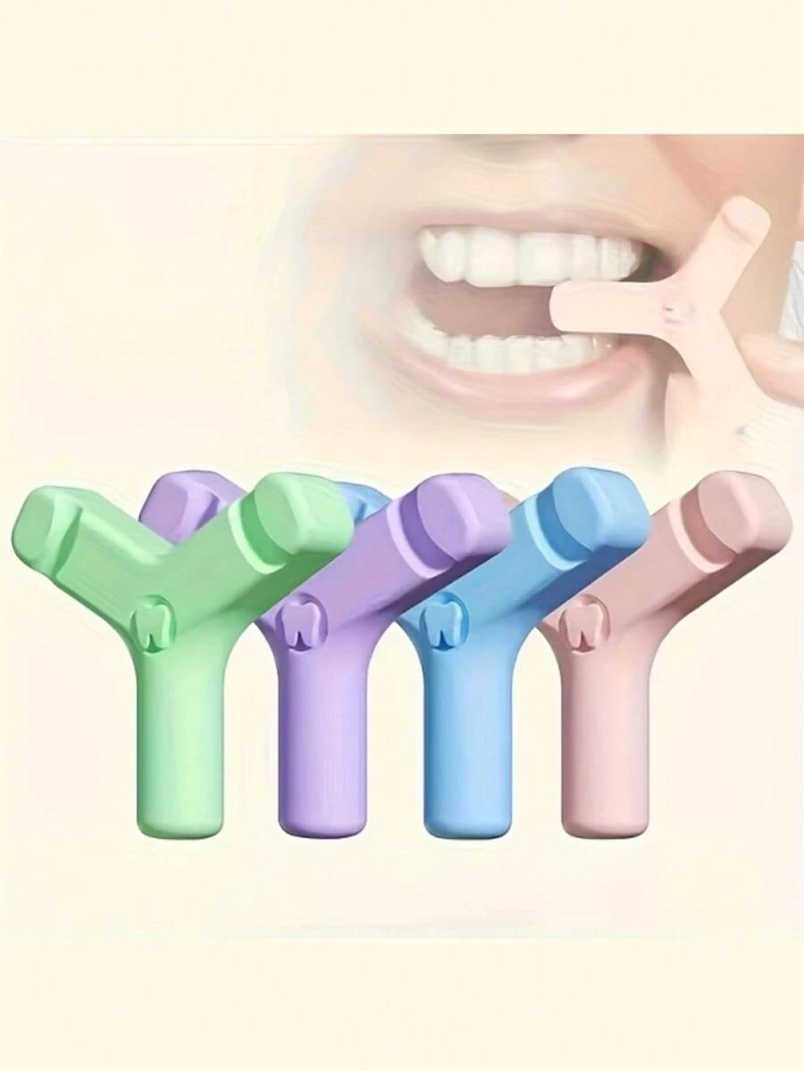 Y-Shaped Jaw Trainer Multi-Function Oral Hygiene Product, Dental, Teeth - Multicolor - View 1