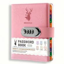 Secure Password Organizer, Password Book, Creative Password Book With Letter Tabs, Designed As A Lockable Personal Information Notebook, Including Diary And Password Management Functions, Office And School Supplies. - One Size - View 13