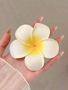 2pcs Medium Sunflower Beach Vacation Style Hair Clips - Multicolor - View 2