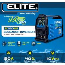 Elite 130xp 110v Flux Micro Wire Multiprocess Welder - Blue - View 11