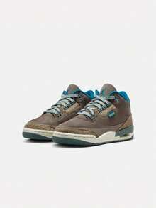 青少年 AIR JORDAN 3 RETRO UNI BG 中筒籃球鞋 IB7066-001 - 藏蓝色 - 查看 5
