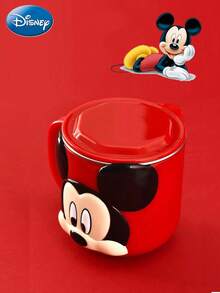 Monogram 1件裝 Disney 官方授權米老鼠 Mickey Mouse 與  角色 3D 杯頂裝飾飲水杯馬克杯，附蓋可重複使用水壺，適用居家辦公日常使用，桌面裝飾，動畫迷收藏，節日禮物 - 彩色 - 查看 4