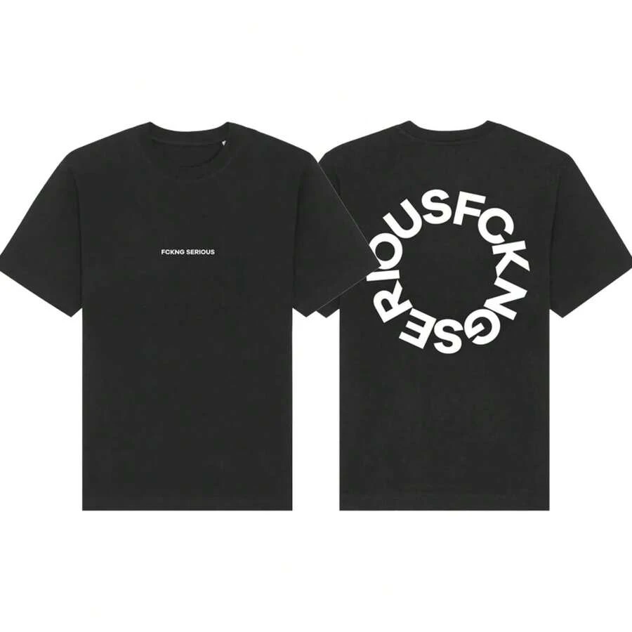 T-shirt de algodão Dj Boris Brejcha Singer 2026 para homem e mulher, estampado, roupa de designer, top de verão hip hop - Preto - Ver 1