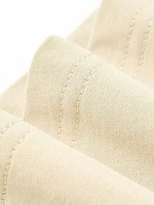 Men's Casual Crew Neck Lightweight Long Sleeve T-Shirt Suitable For Leisure, Sports And Commuting - Apricot - View 3