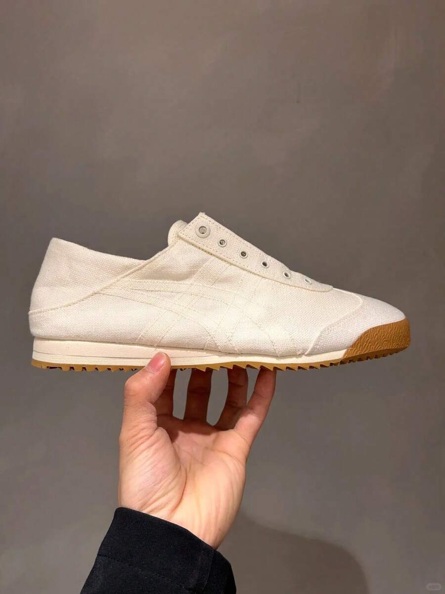 Onitsuka Tiger[SD Arch Version]Putian Pure Original Tiger Sneakers MEXICO SD VIN Casual Shoes For Women - SD帆布米白 - 查看 1