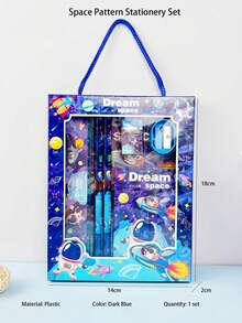 精緻卡通文具禮品套裝，創意學習用品鉛筆盒，6件組，節日禮物，教育禮物，適合學校獎勵，可愛禮物，返校季禮物，學習工具 - 多色 - 查看 11