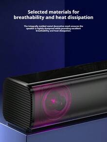 AULA N-170 Wolf Spider Desktop Gaming Speaker, Wired Computer Soundbar With Subwoofer For Home PC Gaming - View 6