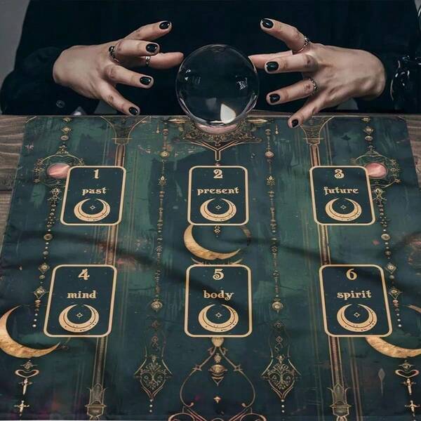 Tarot Altar Cloth Witchy Wiccan Cloth Suitable Tarot Readings 12 Zodiac Signs Ceremonies Meditation Spaces Table Cover Witchcraft Altar Cloth Vintage Floral Table Cloth Witchcraft Mystical Stars And Moon Signs Oracle Mat Boho Playmat Cloth Home Decor