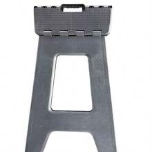 Banco Plegable Multiusos Portátil - 45 cm de Altura - Reforzado - Negro - Ver 3