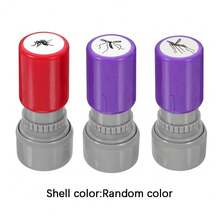1/3Pcs Mosquito Stamp Prank Self Inking Stamps, Novelty Fake Bug Insect Print Funny For April Fools Day, Party Favor, Office Joke And Craft Projects - A - View 10