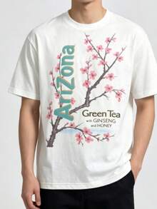 100% Cotton Women's T-Shirt - Men'S Tee Featuring Arizona Green Tea Design - 2026 Everyday Apparel - Summer Tops - New Summer Outfits For Women - 白色 - 查看 6
