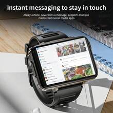 LOKMAT APPLLP 5 MAX Men's 4G Smartwatch, Android 11 Smartwatch, With SIM Card Slot, Fitness, Heart Rate, And Sleep Monitoring Tracker, Full Touchscreen, GPS, Camera, WiFi + 4G Smartwatch, Compatible With Android And IOS - View 10