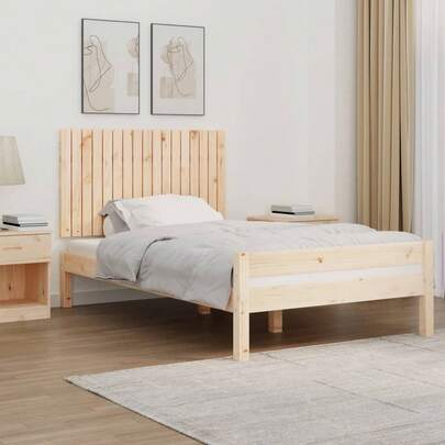 vidaXL Tête de lit murale 108x3x60 cm Bois massif de paus