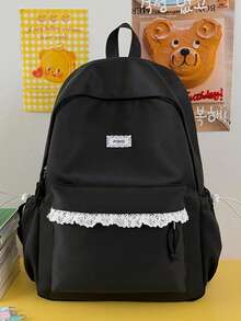 Ransel Pelajar Perempuan, Ransel Renda, Ransel Lucu untuk Anak Perempuan, Ransel Minimalis 2026, Ransel Hati untuk Pelajar, Ransel Transparan, Ransel Kecil untuk Perjalanan yang Enerjik - MultiWarna - View 14