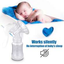 Manual Breast Pump - Adjustable Suction Silicone Hand Pump Breastfeeding, Small Portable Manual Breast Milk Catcher Baby Feeding Pumps & Accessories - Clear - View 6