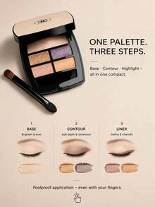 Chanel LES BEIGES Eyeshadow Palette Dark Shade Net Wt. 4.5 G/Net Wt. 0.16 Oz - DALAM - View 10