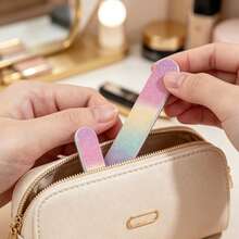 100pcs Nail Files, Emery Board Nail Files, 100/180 Grit Wooden Nail Files, Suitable For Nails 10/50/100pcs - Multicolor - View 6