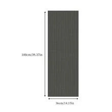 1 pieza Papel tapiz autoadhesivo de lino gris oscuro con rayas verticales, película decorativa de PVC impermeable y removible, pegatina de pared con textura tejida, ideal para pared de acento de la sala de estar, sala de estar, gabinetes, puertas interiores, arte de pared DIY y muebles planos - Textura - Ver 8