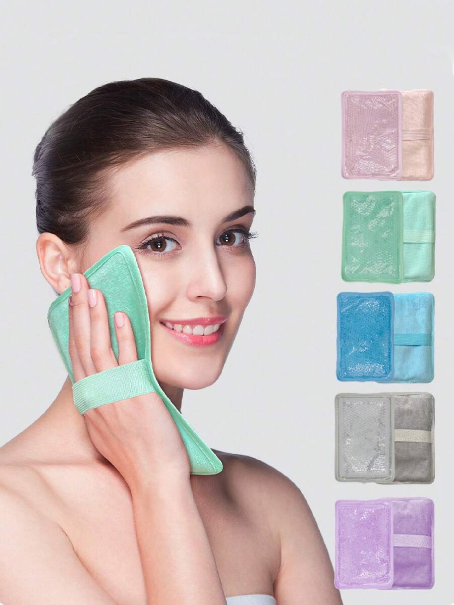 1-2pcs Gel Beads Ice Packs With Straps, Reusable, Dual-Purpose For Hot And Cold Therapy, Versatile Ice Packs Suitable For Knees, Shoulders, Feet, Back, Ankles, Neck, Hips, Elbows, And Other Areas - A - View 1