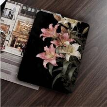 1pc Y-Shaped Tri-Fold Tablet Protective Case, 2 Styles Vintage Pink & White Lily Floral P, Compatible With IPad 10.9/10.2/Air 5th Gen/Pro 11/10th Gen/9.7/Air 2/(7th Gen)/(8th Gen)/Air 4/5/Pro 11/10th Gen 10.9 Inch 2022 Smart Case/Air 13(M3 2025)/Air 11(M3 2025)/Air 11(M3 2025)/11(A16 2025)/Compatible With Galaxy Tab S10+/S9/A9, Compatible With Xiaomi 5/5PR/6/6PRO/7/7PRO - Multicolor - View 6
