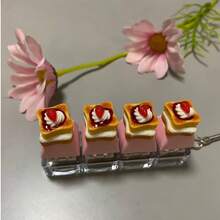 Keyzonic Creative Stress Relief Gadget Strawberry Cake Sticker Multi-Button Keyboard Toy Small Gift - Multicolor - View 18