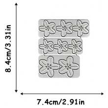 DIY Multi-Petal Small Flower Carbon Steel Mold, Suitable For Handmade Paper Embossing And Etching Cutting - A - View 4