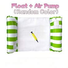 Silla y tumbona flotante inflable con respaldo, silla de piscina plegable de doble uso para el verano, adecuada para spa, piscina, playa, fiesta en la playa, vacaciones, fiesta de piscina multiusos, entretenimiento acuático al aire libre en verano, silla flotante de agua - Inflable - Ver 19
