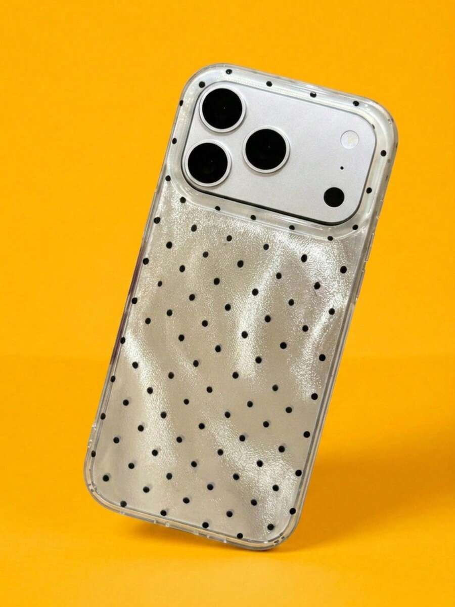 ShellaStory 1pc Shiny Sequin Asymmetrical Wavy Pattern Glossy IMD Phone Case, Suitable For IPhone 17 Pro Max, 17 Pro, 16 Pro Max, 15 Pro Max, 14 Pro Max, 13 Pro Max, 16, 15, 14 Plus, 13, 12 Pro, 11, Cute Shiny Soft Protective Cover, Fashionable Y2K Girl Gift