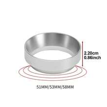 1PC Magnetic Dosing Ring 51mm 58mm Universal Espresso Portafilter Dosing Funnel Strong Magnetic Adsorption Anti-Spill Powder Ring Home Bar Coffee Distribution Accessory - Multicolor - View 11