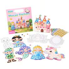 DIY Mosaic Sticker Set For Kids, Mirror Stickers, Laser Cartoon Stickers, Puzzle Educational Toy - Multicolor - View 5