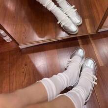 Onitsuka Tiger's New Summer Model Mary Jane TGRS Versatile Ballet Shoes, Onitsuka Shoes For Women, Lightweight Casual Shoes For Women - Mary Jane - Black, White and Yellow - View 5