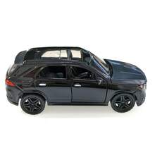 1件裝（袋裝）1/36比例雙門跑車款高品質合金玩具車，還原跑車設計，可開啟四門回彈功能，適合3歲以上男孩的兒童玩具，節日禮物、收藏禮品 - 黑色 - 查看 4