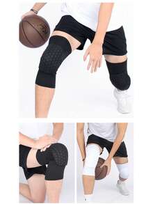 1pc Sports Knee Pad Honeycomb Anti-Collision Patella Protector For Men And Women Outdoor Basketball Football Cycling Running Protective Gear - Multicolor - View 5