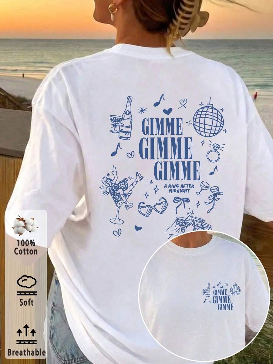 Women T-Shirts - 白色 - 查看 1
