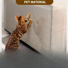Cat Scratch Protector Film, Anti-Scratch Self-Adhesive Transparent Protective Film, Furniture Sofa Wall Door Protection Film, Anti-Scratch Protective Tape - 20*300cm - View 6