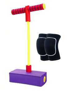 1pc Brinquedo de salto de sapo de espuma para crianças, bastão de treinamento sensorial de mola saltitante, brinquedos ao ar livre para meninos com mais de 6 anos, chapéus de salto de pogo de espuma para meninas, brinquedos ao ar livre para crianças, brinquedos divertidos para meninas - Multicolorido - Ver 20