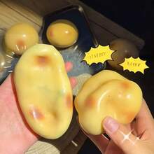 馬鈴薯造型慢回彈壓力紓壓捏捏球 手作積木捏捏球 - 彩色 - 查看 4