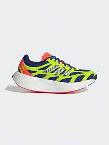 Adidas Spring Summer Mesh Colorblock Athletic Shoes Unisex Thick Sole Running Sports Casual Sneakers JH8090 - Bright Blue/No. 1 Black/green Fluorescent - View 1