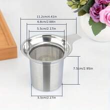 1pc High-Quality Single-Layer Tea Strainer, Ensures Precise Brewing, No Liquid Leakage Or Splashing - Multicolor - View 11