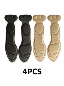 2-In-1 Arch Support Heel Pad & Half Insole Set, Suitable For Loafers, Anti-Slip & Sweat-Absorbing Split Design Insoles, Relieve Foot Fatigue, Prevent Heel Slipping, Make Large Size Shoes Fit Better, Suitable For Daily Casual Leather Shoes - A - View 10