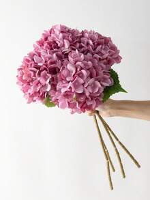 MEHELANY 1 Stück künstliche lila Hortensienblüte für den Herbst, 18,5 Zoll realistische Seidenhortensienblüte Dekoration, hochwertige künstliche Blumen, geeignet für DIY Hochzeitsstrauß, Party, Wohnzimmer, Küche, Garten, Hotel, Büro, DIY Herbst Thanksgiving Halloween, Erntesaison Dekoration, Herbst Haus Garten Party Dekoration, DIY Bogen Blumenkranz Dekoration, auch als Geschenk für Mädchen. - Violett - Übersicht 6