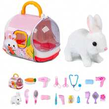 ANTSAY Kids Plush Interactive Toys - White - View 1