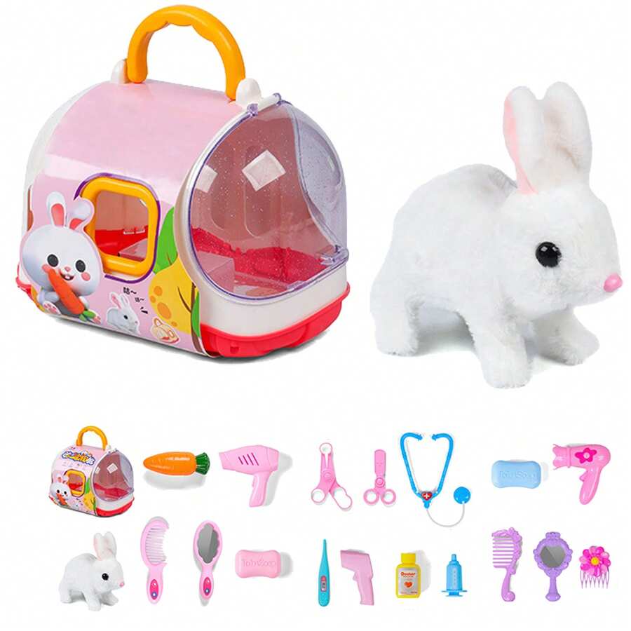 ANTSAY Kids Plush Interactive Toys - White - View 1