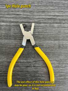 1件迷你手錶錶帶打孔器 鋼製手動工具，適用於PU皮帶、錶帶打孔、縫製項目與手工藝品，DIY皮革打孔工具，耐用手動工具，錶帶打孔器 - A - 查看 11