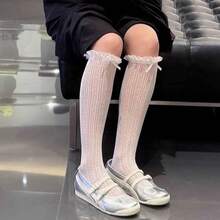 Onitsuka Tiger's New Summer Model Mary Jane TGRS Versatile Ballet Shoes, Onitsuka Shoes For Women, Lightweight Casual Shoes For Women - Mary Jane - Black, White and Yellow - View 3