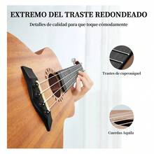 Foco My Lord FG880 Mahogany Concert Ukulele, 23" For Beginners With Accessory Pack - 棕色 - 查看 6
