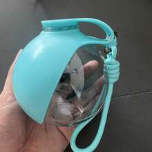 1pc Portable Pet Water Bottle, Hanging Ball-Shaped Refillable Folding Water Dispenser, Outdoor Cat And Dog Water Bowl, Feeding Water Bottle, Outdoor Water Storage Tool - Multicolor - View 12